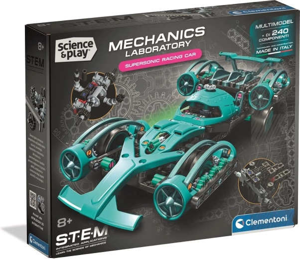 Clementoni Science&Play laborator mecanic: mașină de curse supersonică