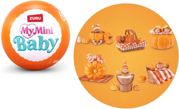 ZURU My Mini pumpkin patch – capsulă cu surpriză - 1 bucată