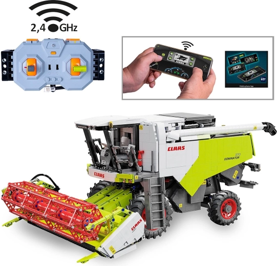 CaDA Claas Dominator 370 set de construcție al combinei cu telecomandă 1:18