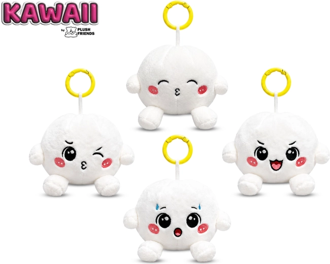 Breloc de pluș Bao gălușcă Plush Friends Kawaii 8 cm - 1 bucată