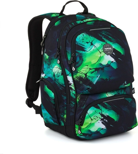 Rucsac pentru elevi/studenți Topgal ROTH, design neon