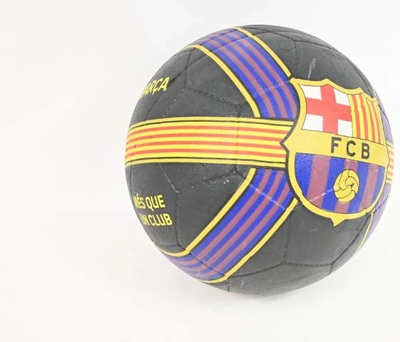 Minge de fotbal FC Barcelona blaugrana cu senyera