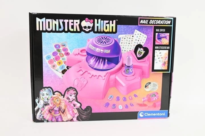 Monster High set vampiric pentru unghii cu uscător