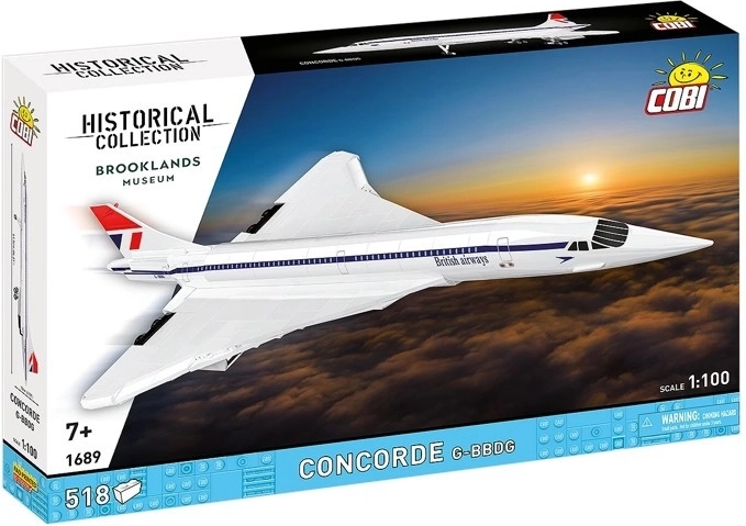 Set de construcție COBI Concorde G-BBDG 518 piese