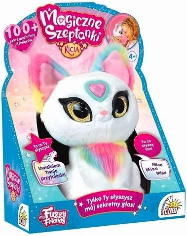 Pisicuță interactivă de pluș cu șoapte secrete COBI Magiczne Szeptanki Kicia