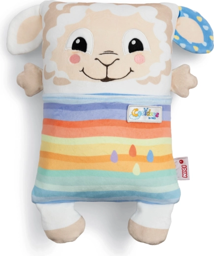 Nici Cosidoos oiță pluș 2în1 – perniță reversibilă 30 × 20 cm