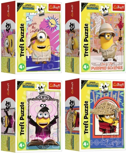 Minipuzzle Minionii – timpul pentru joacă, 54 de piese - 1 bucată