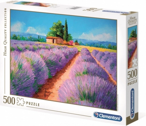 Puzzle Clementoni Miros de lavandă 500 piese