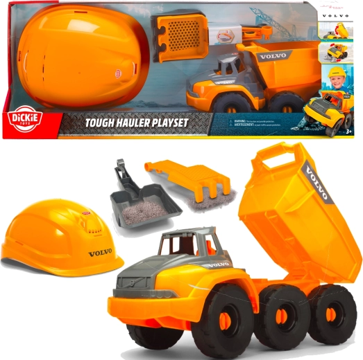 Set de construcție basculant Volvo cu cască