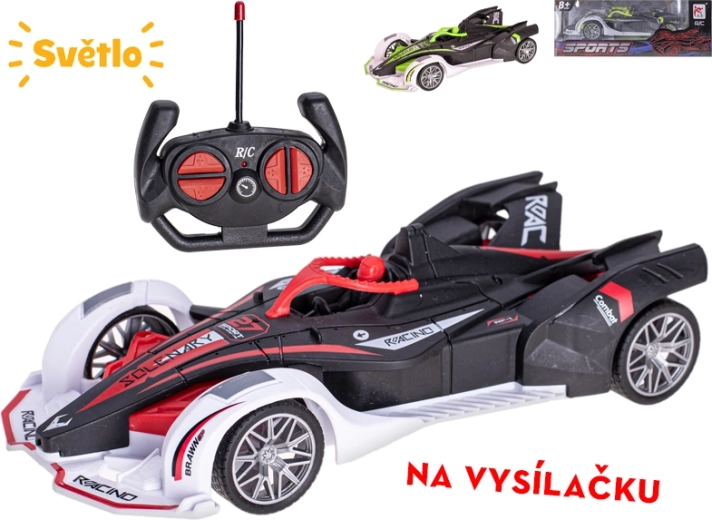 Mașină Formula RC 20 cm cu control complet și efecte luminoase
