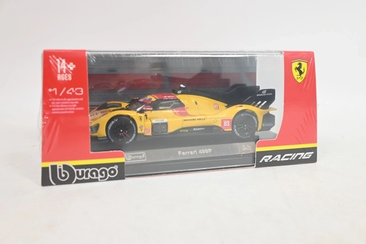 Bburago Ferrari Racing 499P #83 (Le Mans 2025) 1:43 - 1 bucată