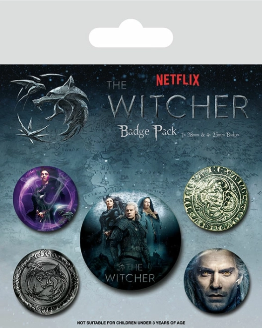 Set insigne Witcher