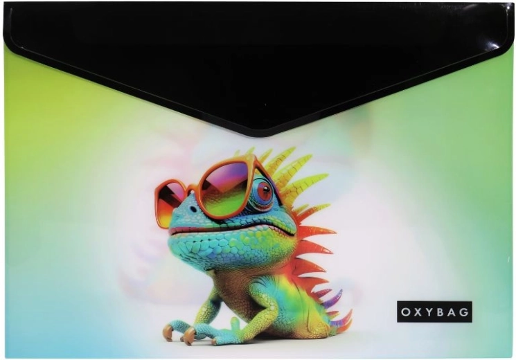 Mapă cu capsă A4 Crazy Animals: Chameleon