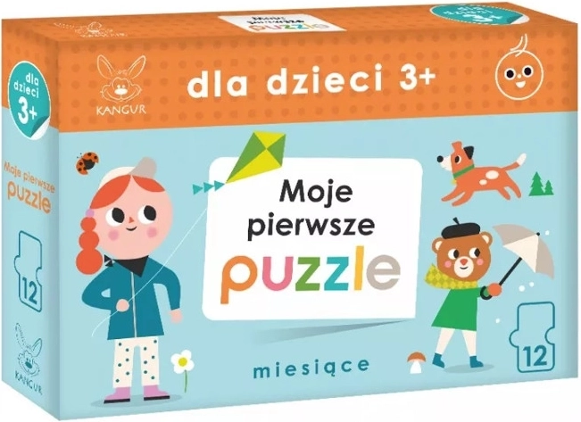 Primul meu puzzle pentru copii 3+ – mare puzzle de podea 80 cm, 12 piese