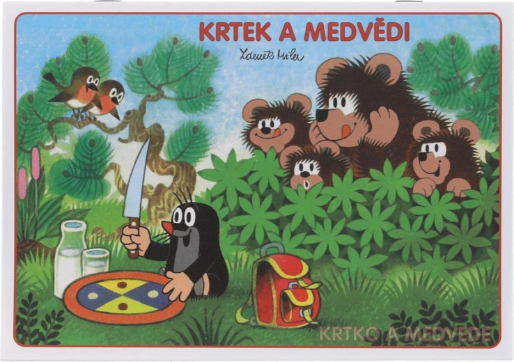 Carte de colorat A5 Cârtița și urșii