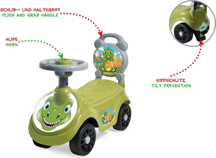 Vehicul pentru copii și premergător Dino 2 în 1 Jamara