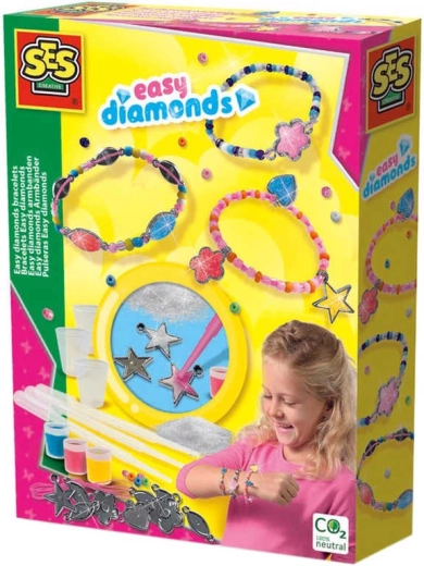 SES Creative Set creativ pentru realizarea brățărilor cu efect de diamant
