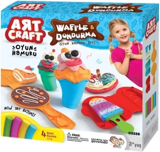 Set Art Craft pentru modelare vafe și înghețată 200 g