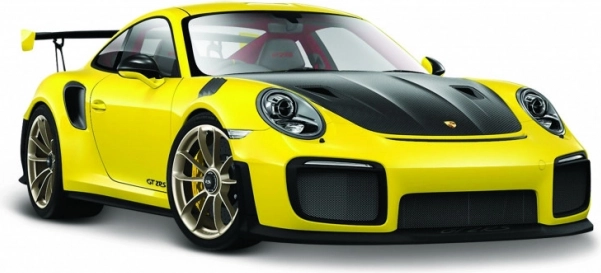 Model metalic Porsche 911 GT2 RS galben 1:24