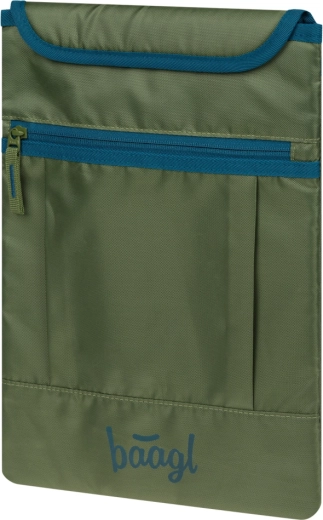Baagl husă pentru laptop 15" Olive GRS din material reciclat