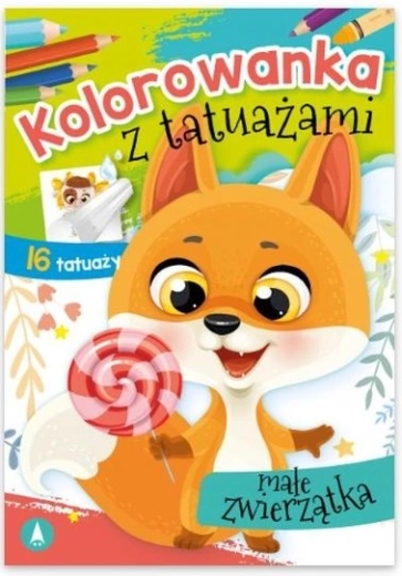 FUTRZAKtattoo – planșe de colorat și tatuaje lavabile cu animăluțe