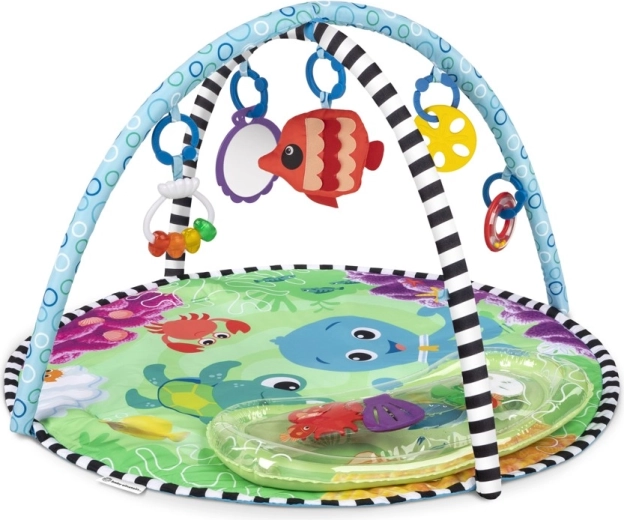 Baby Einstein saltea de joacă 2în1 cu salteluță cu apă Sea Floor Explorers 0m+
