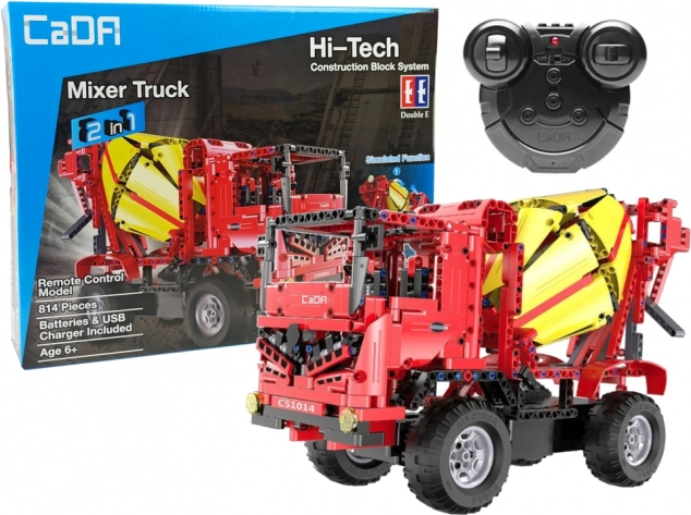 Set de construcție CADA RC betonieră 2,4G – 815 piese