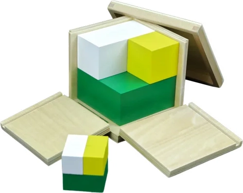 Cuburi Montessori Moyo pentru calculul pătratului (a doua putere) - 1 bucată