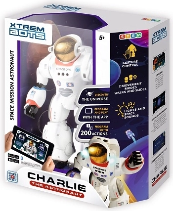 Robotul Xtrem Bots Charlie astronaut