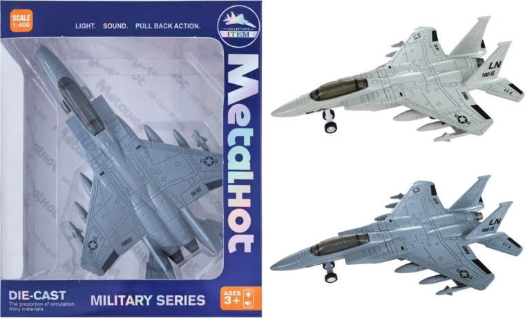 Model metalic de avion de vânătoare F-15 Eagle 1:400