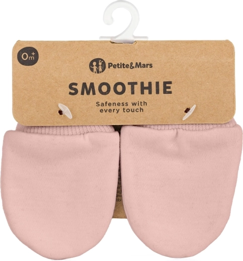 Petite&Mars mănuși pentru bebeluși Smoothie delicate pink
