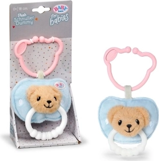 BABY born for babies jucărie de dentiție din pluș cu clips
