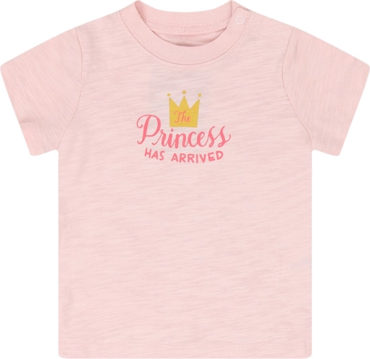 Dirkje tricou roz pentru fete cu mânecă scurtă