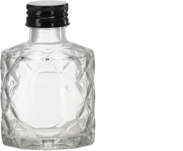 Sticluță Diament 100 ml cu capac metalic cu filet 28 mm