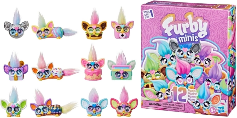 Minifigurine Furby – pachet mare 12 buc.