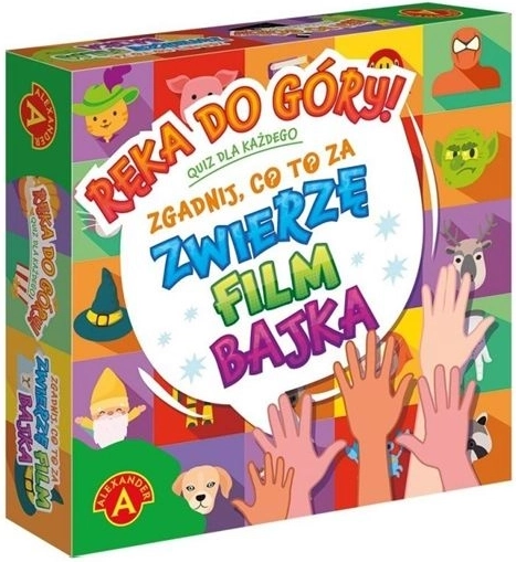 Joc de societate tip quiz „Mâna sus” – animale, filme și povești