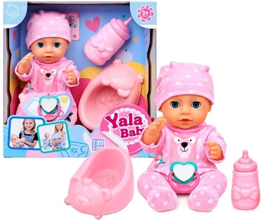 Păpușă bebeluș cu accesorii