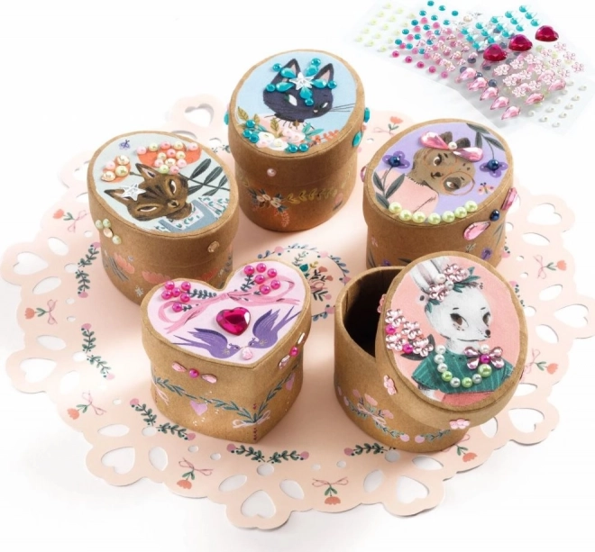 Djeco Set creativ cutii pentru decorare