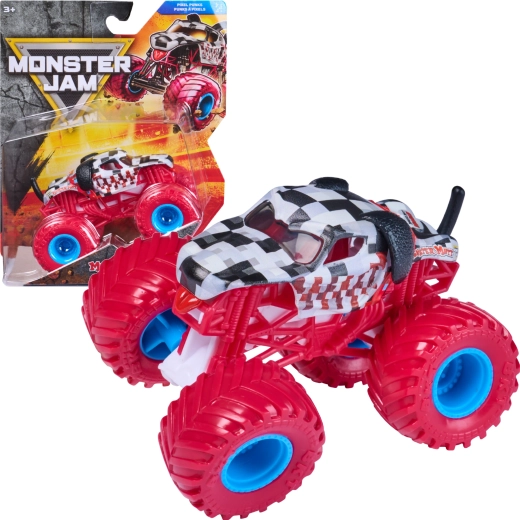 Monster Jam Monster Mutt Dalmatian, camion monstru la scara 1:64
