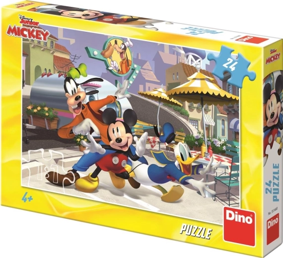 Puzzle Dino Mickey și prietenii
