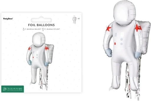 Balon din folie Astronaut 45 × 81 cm (mix de modele)