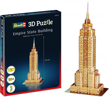Revell puzzle 3D Empire State Building – model din hârtie 26 cm