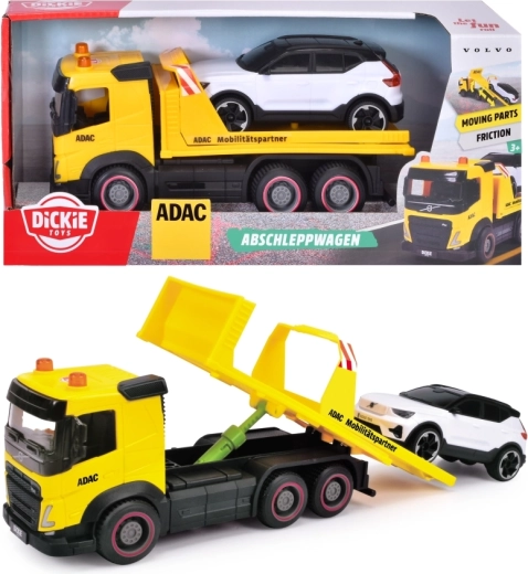 Dickie Set camion de remorcare Volvo FM și mașină Volvo EX40 - 2 buc.