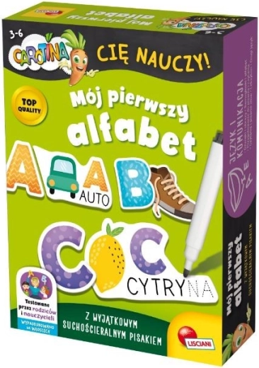 Lisciani Carotina: prima mea alfabetă – set educațional pentru copii 3+
