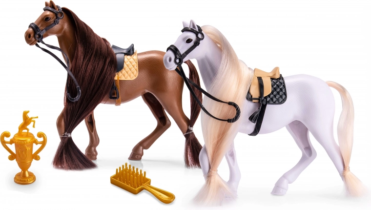 Jucărie cal cu șa și accesorii 19 cm