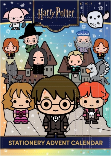Calendar advent Harry Potter cu articole de papetărie