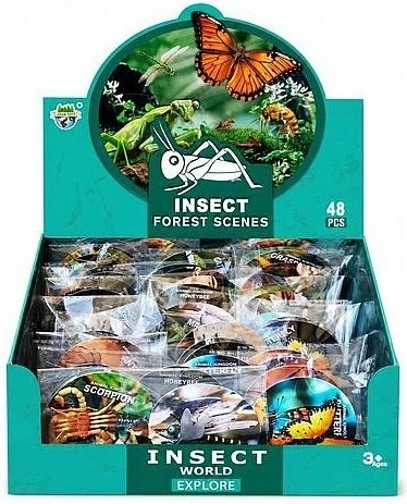 Figurină insectă 7 cm (mix 12 tipuri)