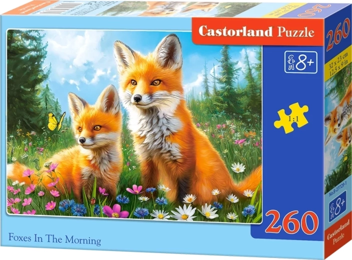 Puzzle Castorland Dimineață cu vulpe, 260 de piese