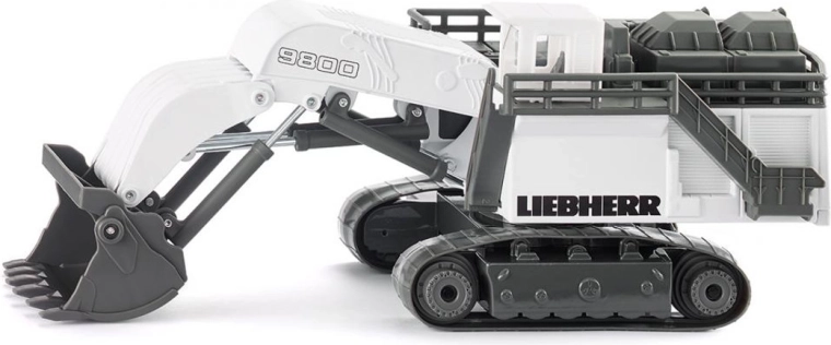 Siku Super excavator pe șenile LIEBHERR R9800 – model metalic