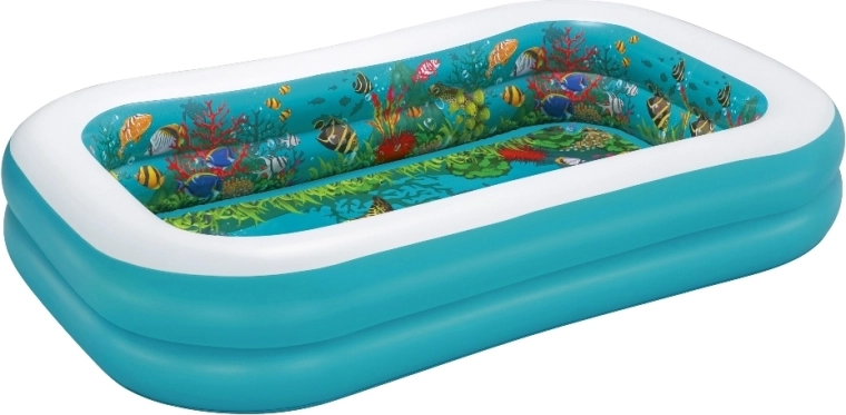 Piscină gonflabilă 3D Lumea subacvatică 262 × 175 × 51 cm BESTWAY